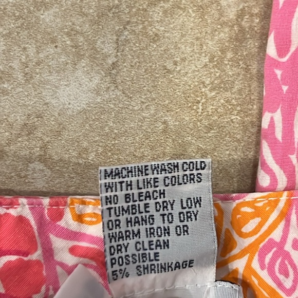 L⭐️Bogo ⭐️ Lilly Pulitzer Sz 10 vintage retro elephant lion capris - Picture 10 of 12